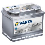 Аккумулятор VARTA Silver Dynamic AGM 60Ah D52